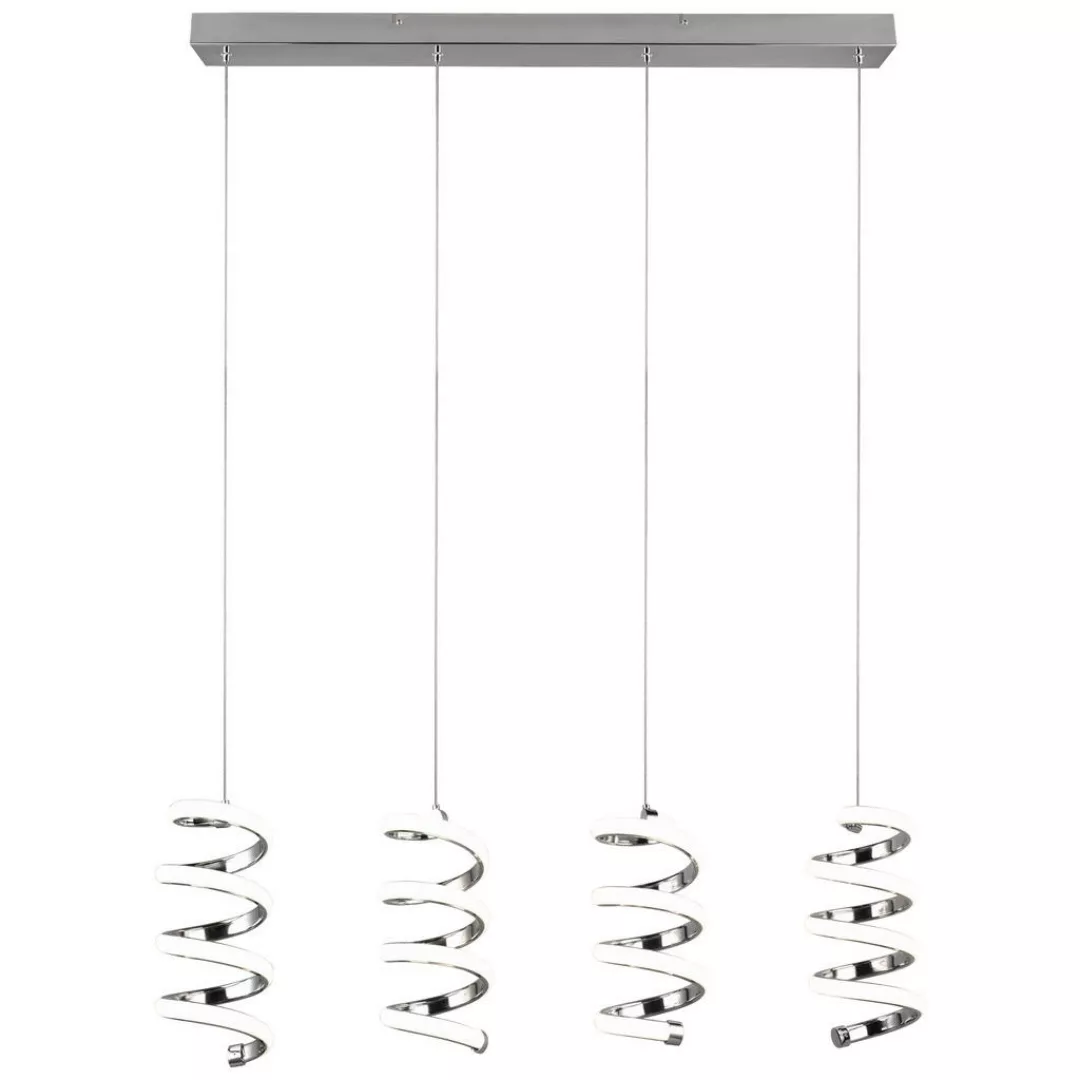 Reality LED-Pendelleuchte R34184106 Chrom Metall B/H/T: ca. 91x150x13 cm 4. günstig online kaufen