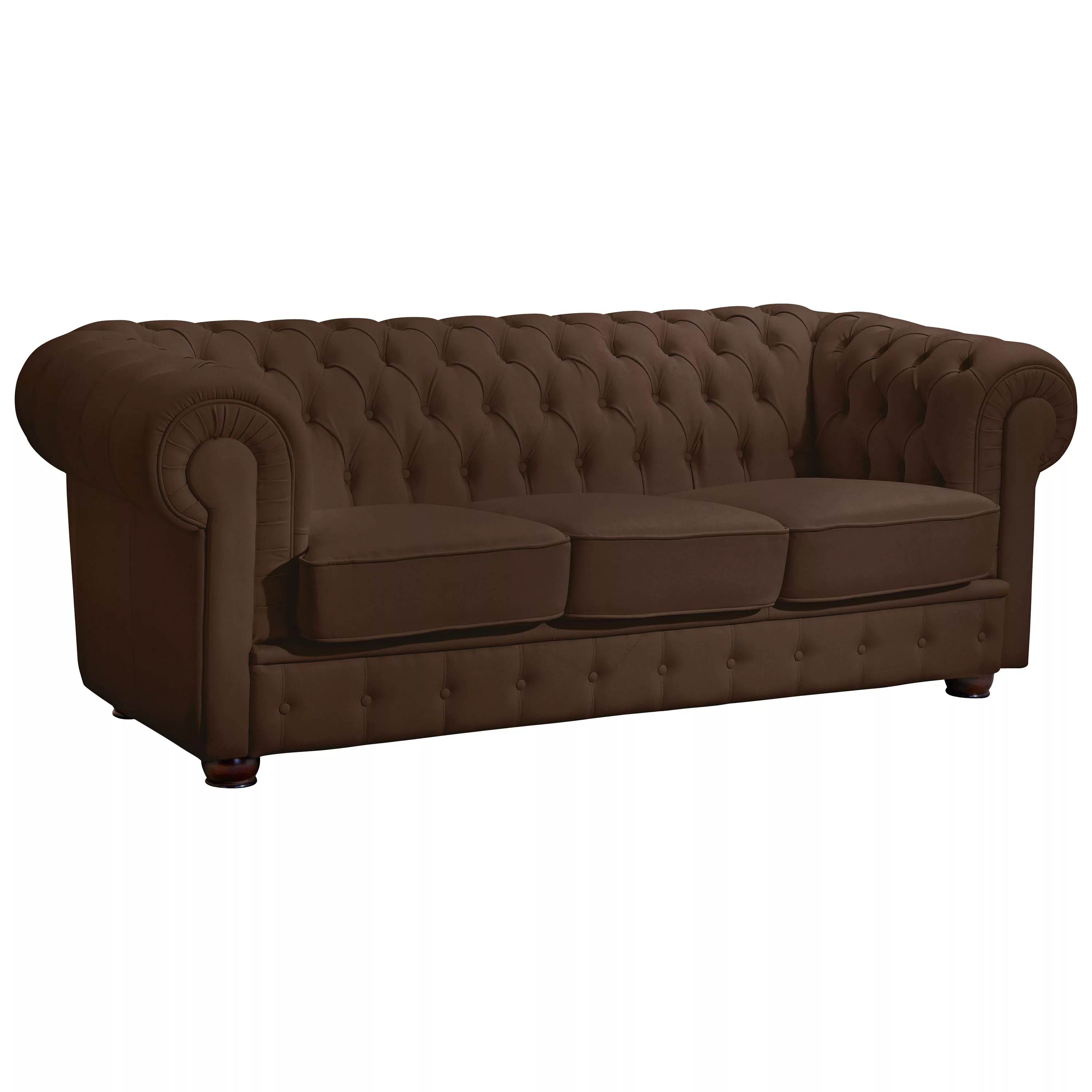 Max Winzer Sofa Bridgeport pigmentiertes Nappaleder - Schwarz günstig online kaufen