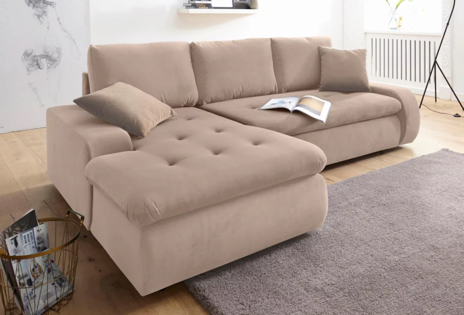 TRENDMANUFAKTUR Ecksofa »Indie II, tolle Detailverarbeitung, bequem und kom günstig online kaufen