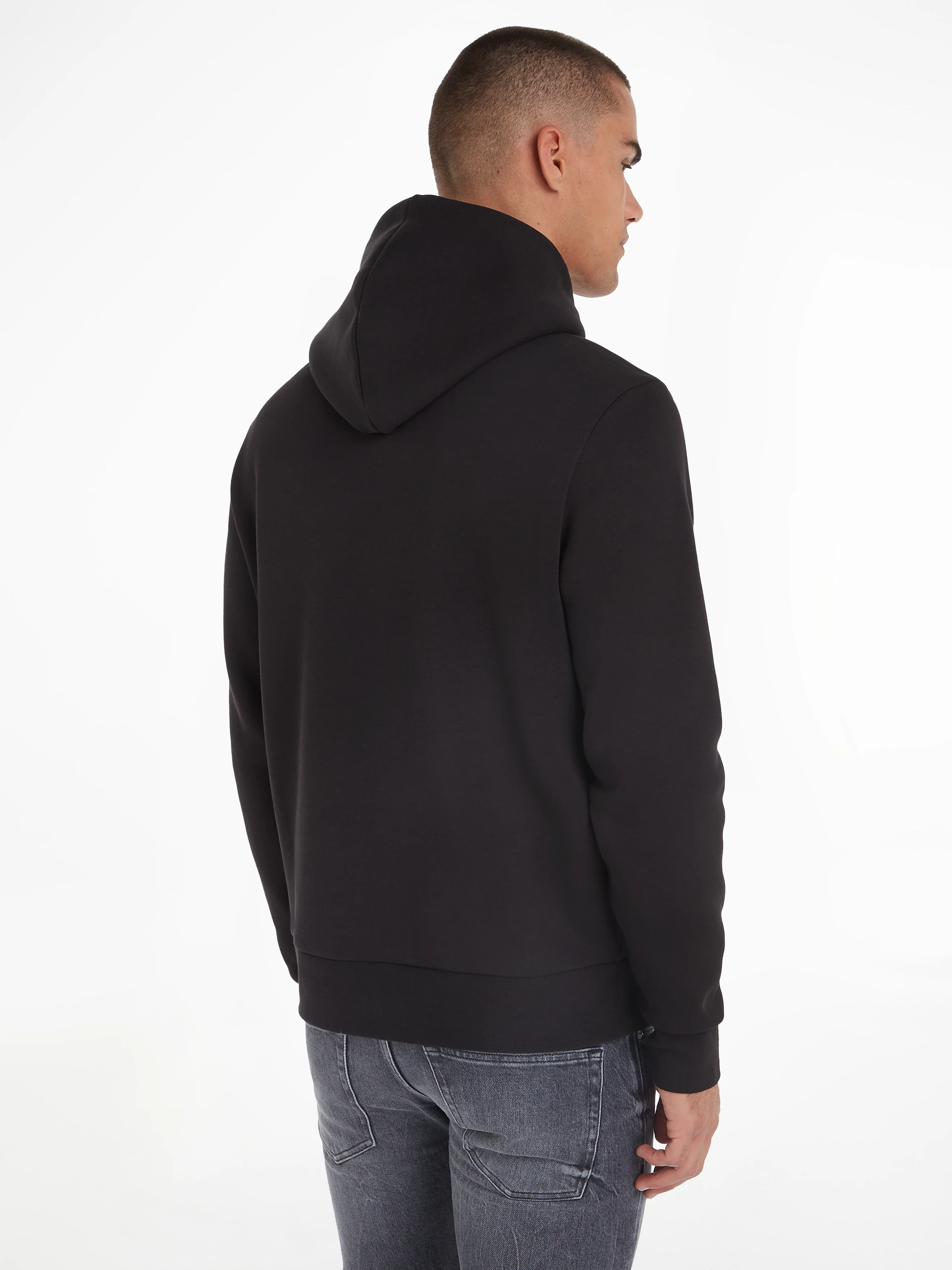 Calvin Klein Kapuzensweatshirt CUT THROUGH LOGO HOODIE günstig online kaufen