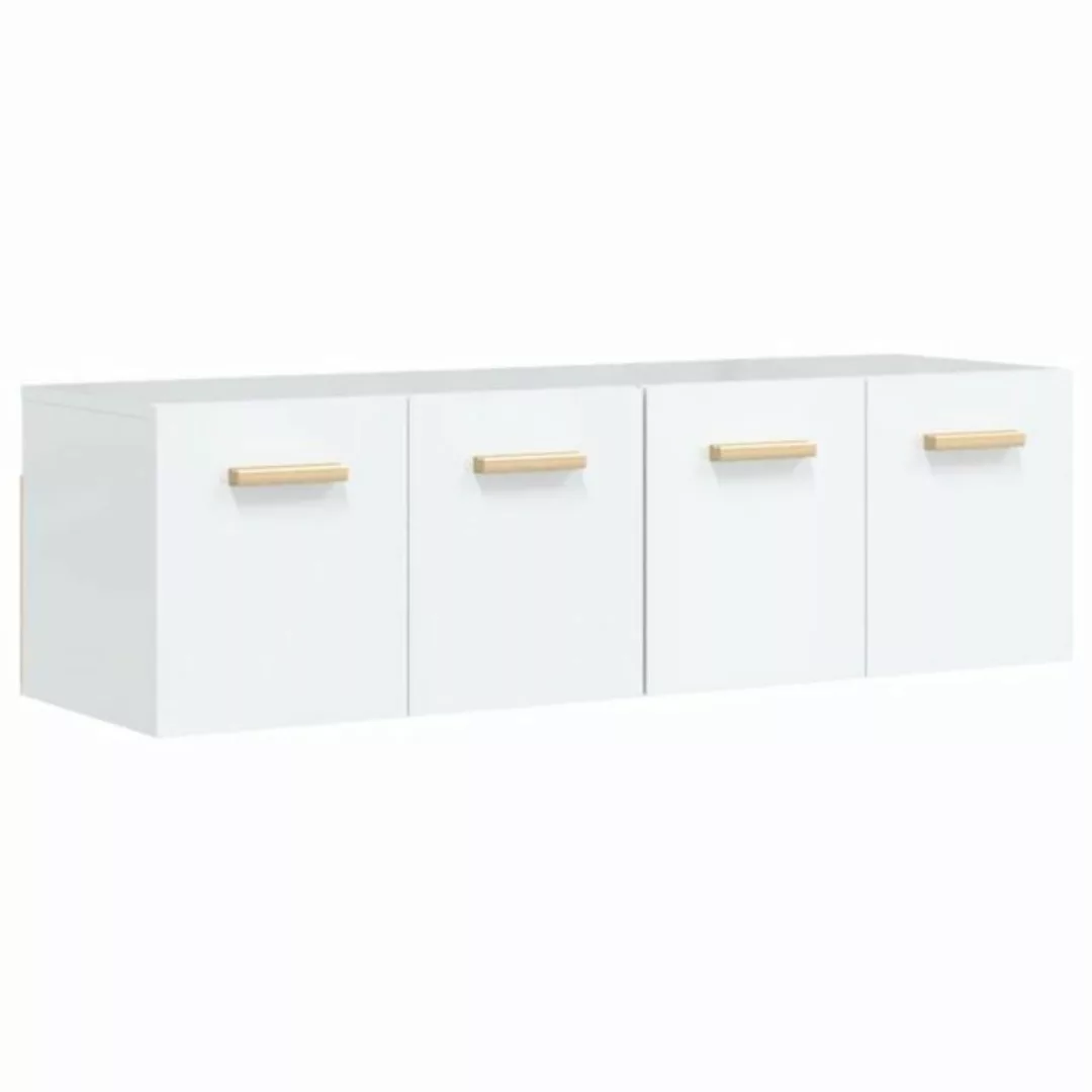 vidaXL Fächerschrank Wandschränke 2 Stk. Hochglanz-Weiß 60x36,5x35 cm Holzw günstig online kaufen