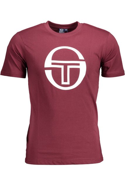 Sergio Tacchini T-Shirt Lila Herren Kurzarm T-Shirt mit Logo-Druck und günstig online kaufen