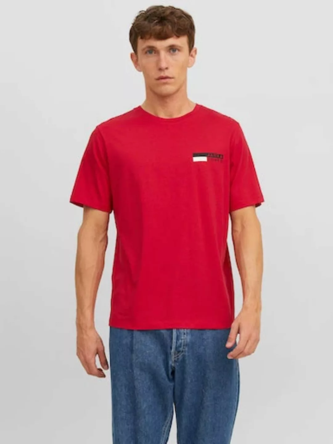 Jack & Jones Rundhalsshirt "JJECORP LOGO TEE PLAY SS O-NECK NOOS" günstig online kaufen