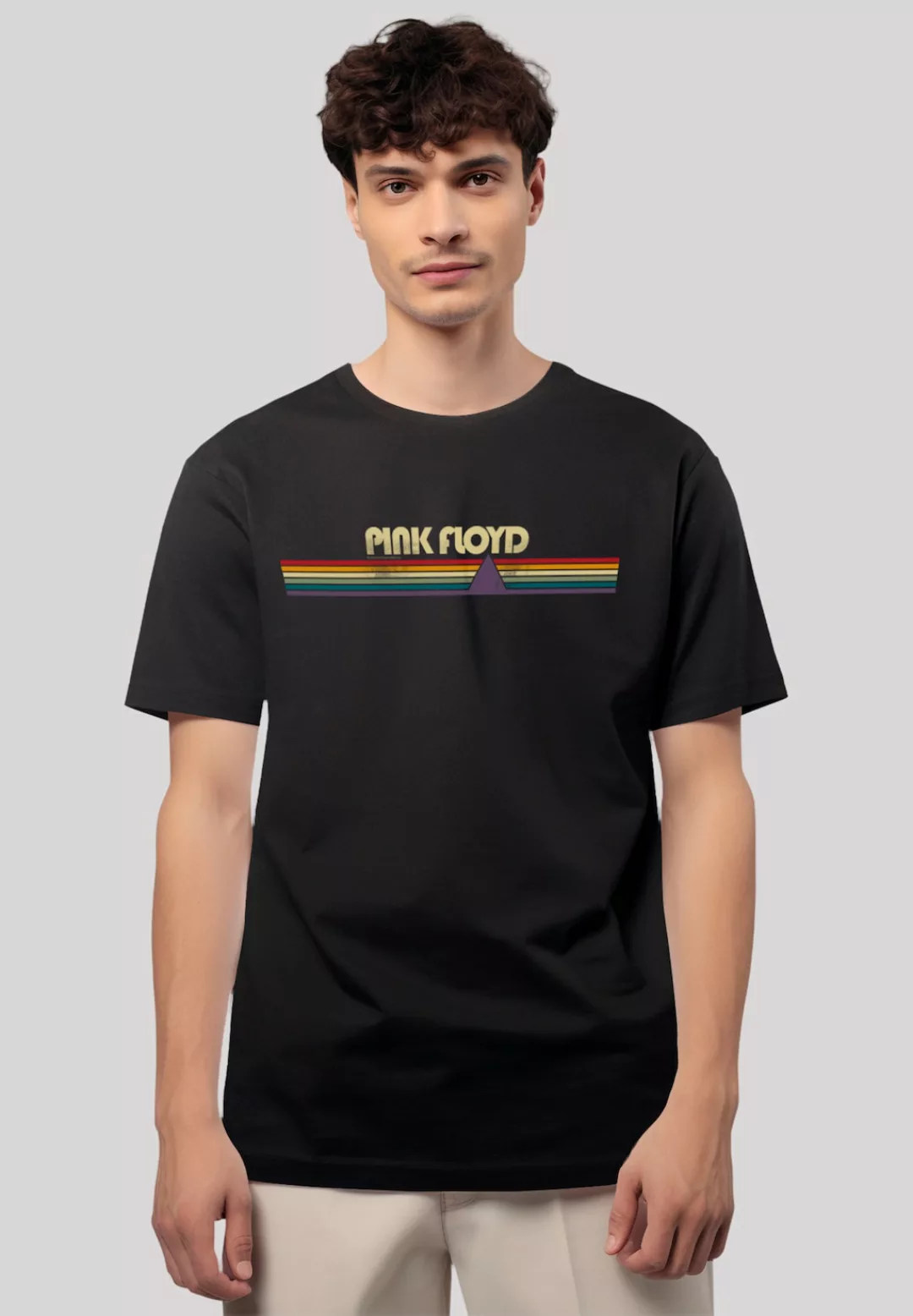 F4NT4STIC T-Shirt "Pink Floyd Prism Retro Stripes", Premium Qualität günstig online kaufen