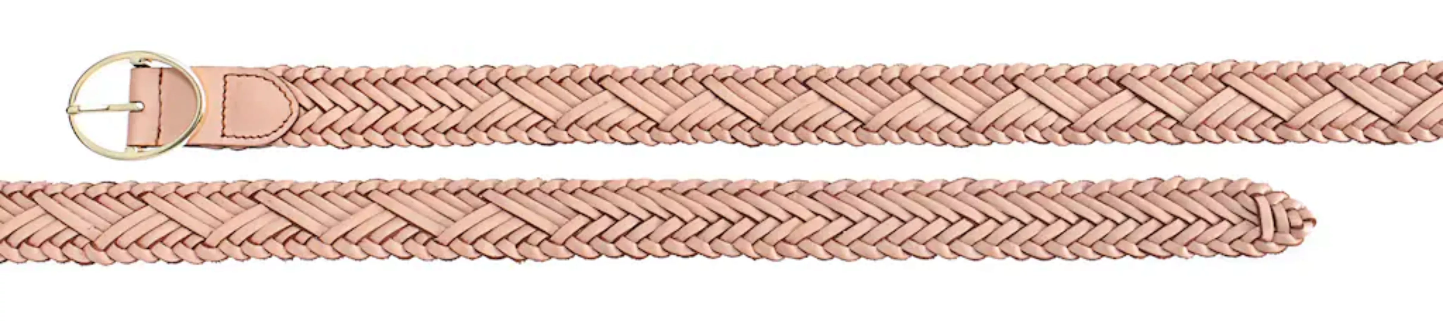 LASCANA Ledergürtel Hüftgürtel Flechtgürtel, Hosengürtel, Gürtel günstig online kaufen