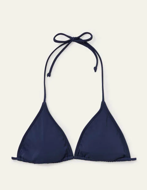 Symi Bikinioberteil zum Binden Damen Boden, Französisches Marineblau günstig online kaufen