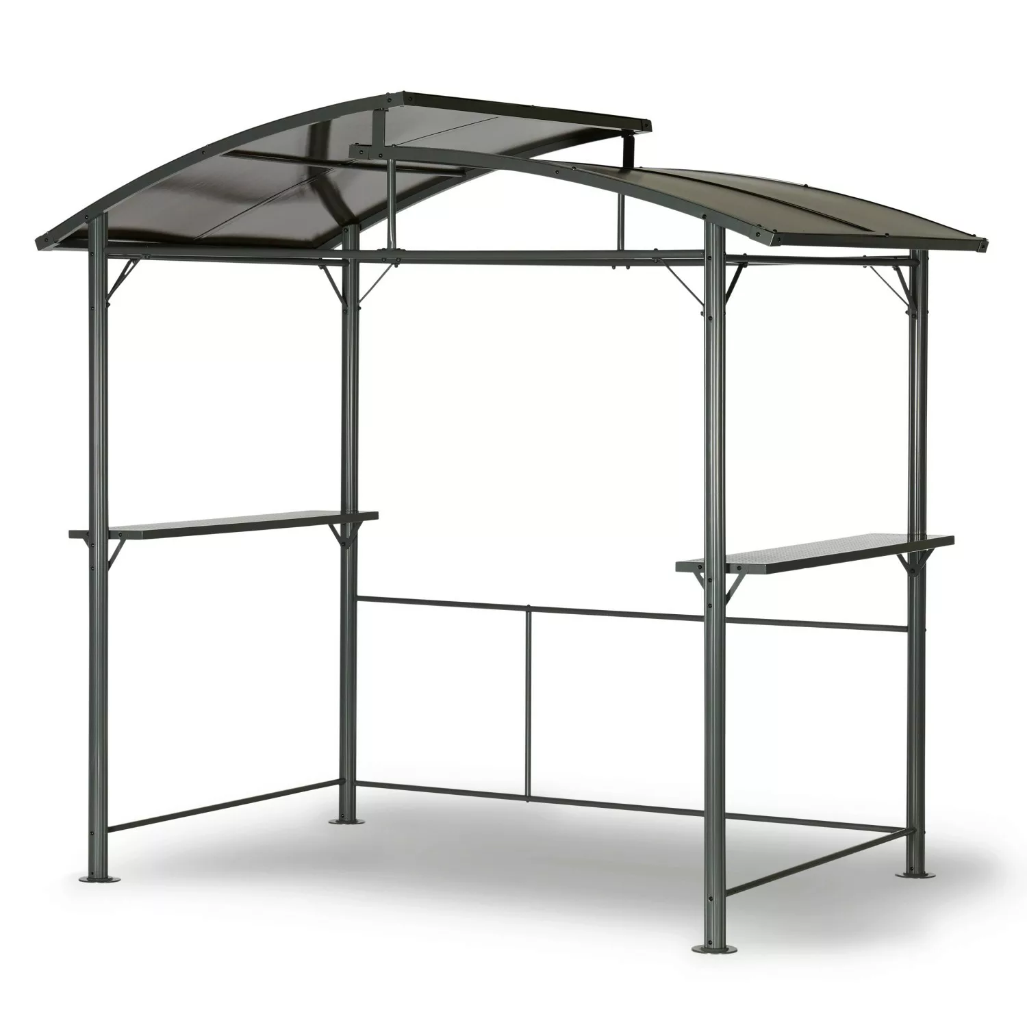 Leco Profi-Grillpavillon mit Polycarbonat-Dach, Anthrazit, 245 x 150 x 234 günstig online kaufen