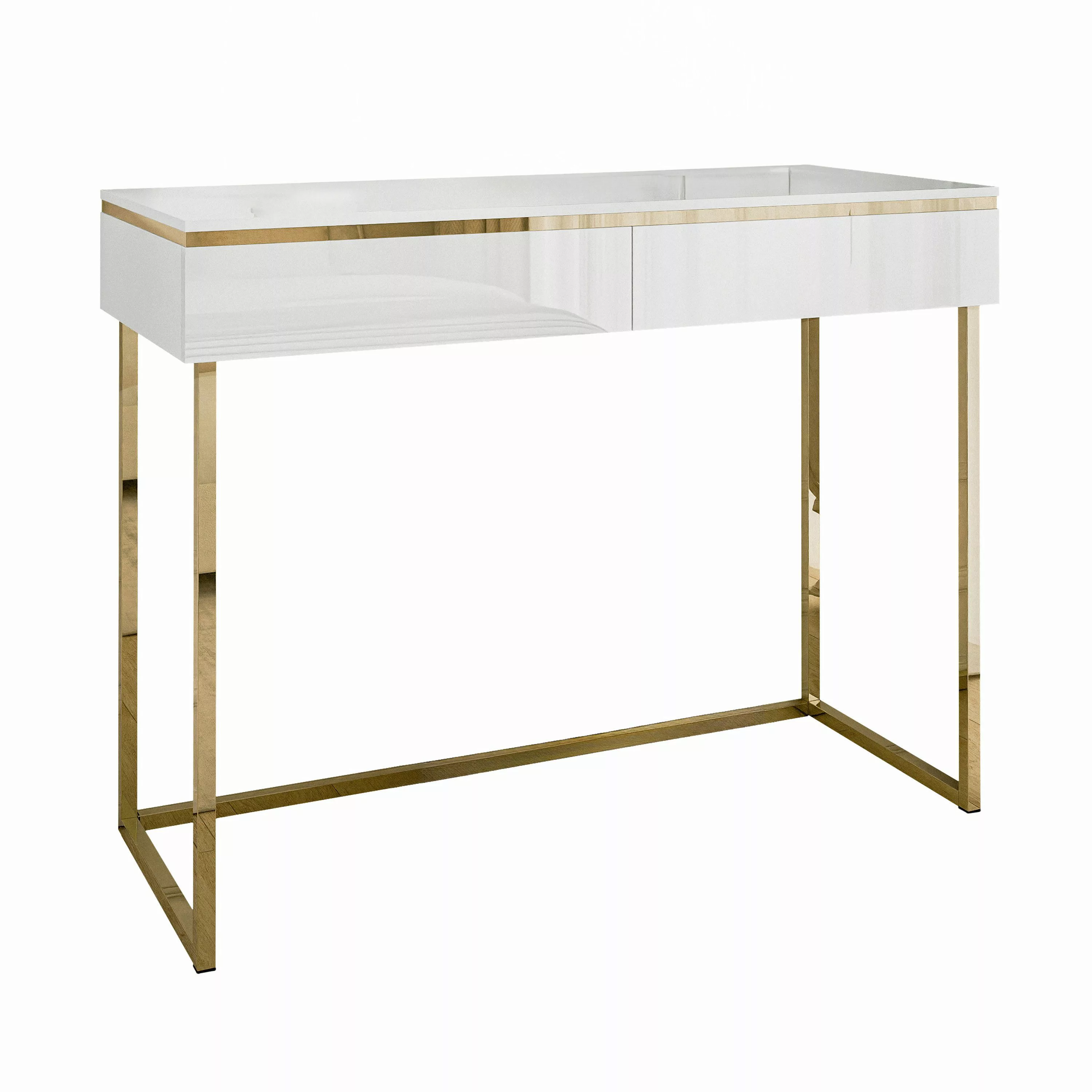 Lookway Konsolentisch AURORA GOLD in weiß günstig online kaufen