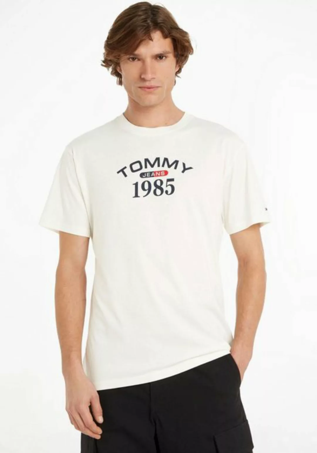 Tommy Jeans T-Shirt TJM CLSC 1985 RWB CURVED TEE günstig online kaufen
