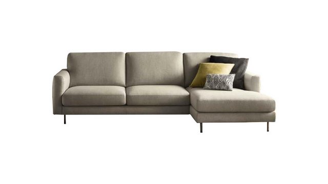 JVmoebel Ecksofa Sofa weiße Eckcouch mit Rückenkissen L-Form Sofa, Made in günstig online kaufen