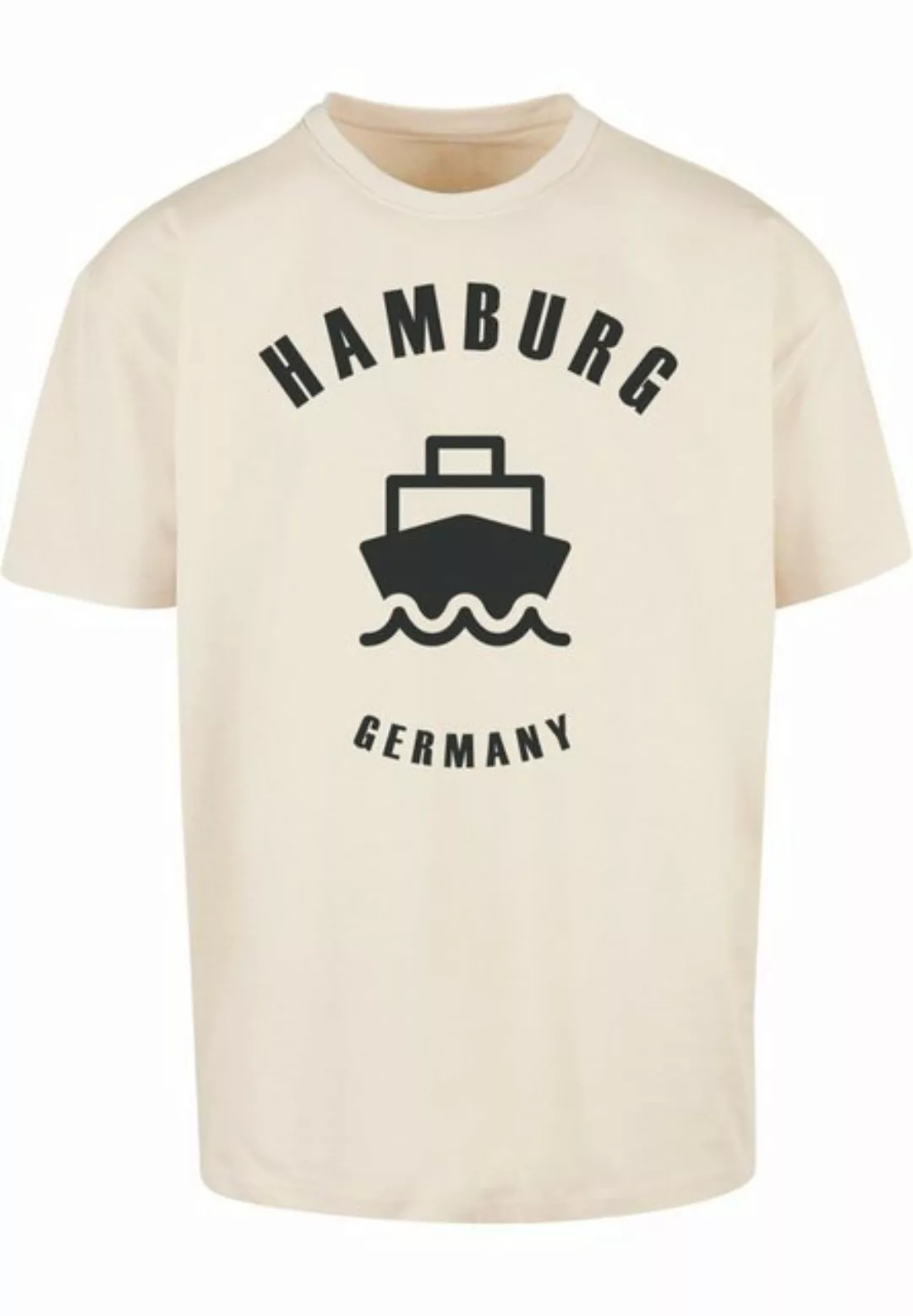 Merchcode T-Shirt Merchcode Herren Hamburg Heavy Oversize Tee-BY102 (1-tlg) günstig online kaufen