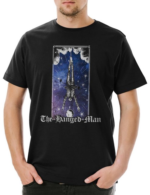 Urban Backwoods Print-Shirt Tarot B The Hanged Man Herren T-Shirt Set Card günstig online kaufen