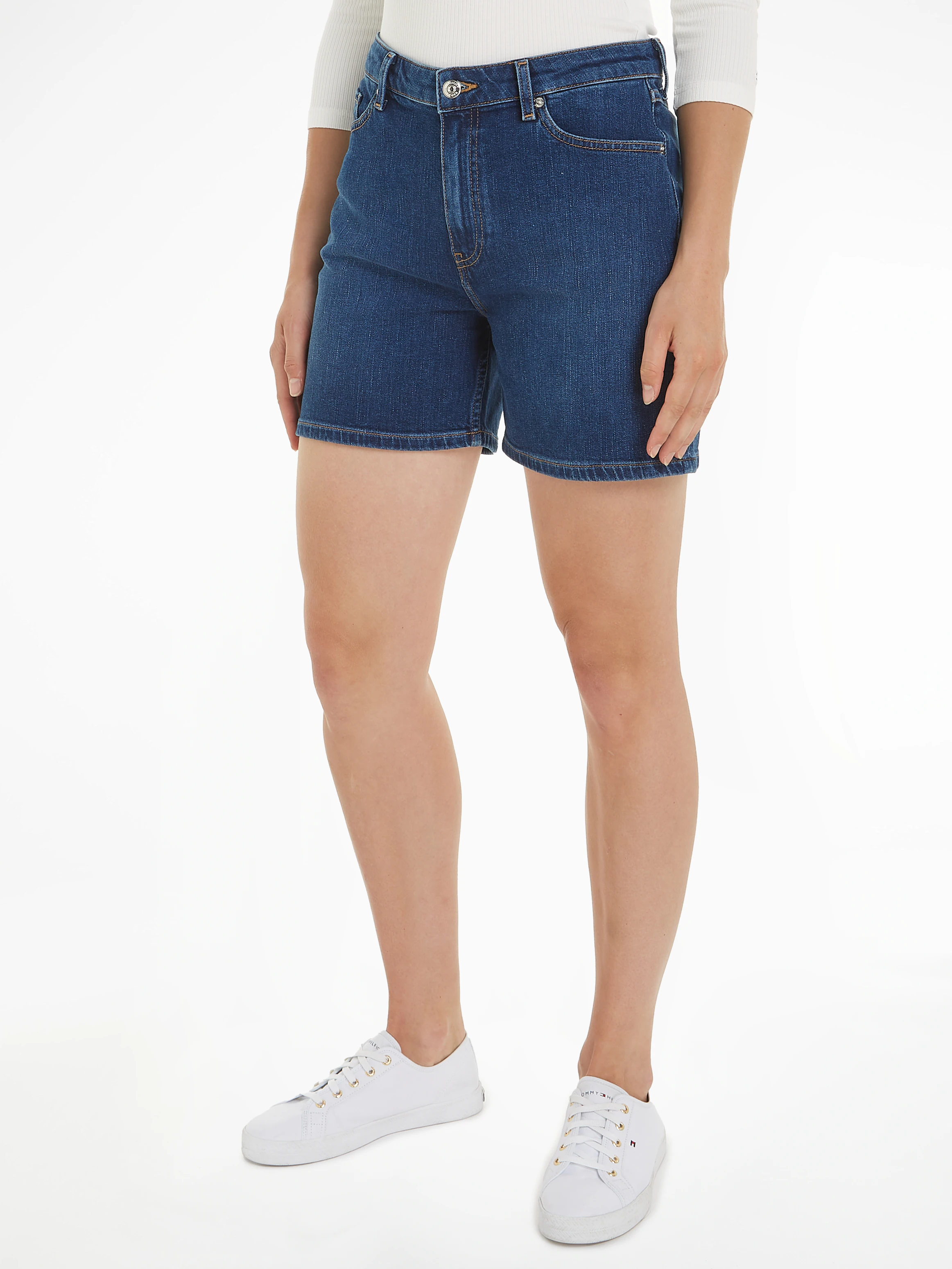 Tommy Hilfiger Shorts "DNM STRAIGHT SHORT RW KAI", in blauer Waschung günstig online kaufen