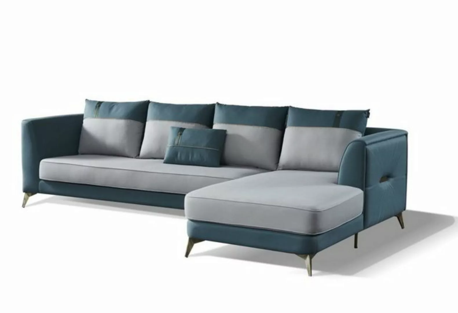 JVmoebel Ecksofa, Ecksofa Textil Sofa Polstergarnitur Moderne Couch Wohnlan günstig online kaufen