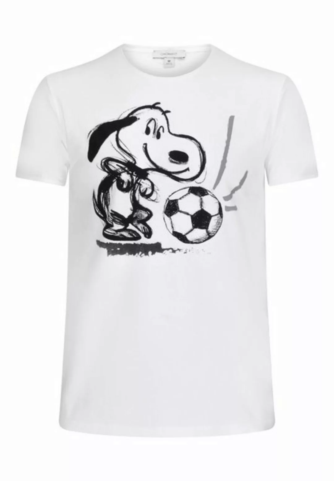 ONOMATO! T-Shirt Peanuts Snoopy Fussball Herren T-Shirt Kurzarm-Shirt günstig online kaufen