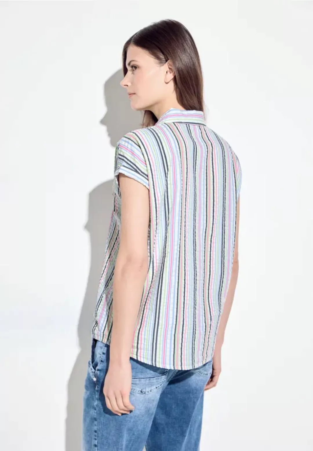 Seersucker Bluse günstig online kaufen