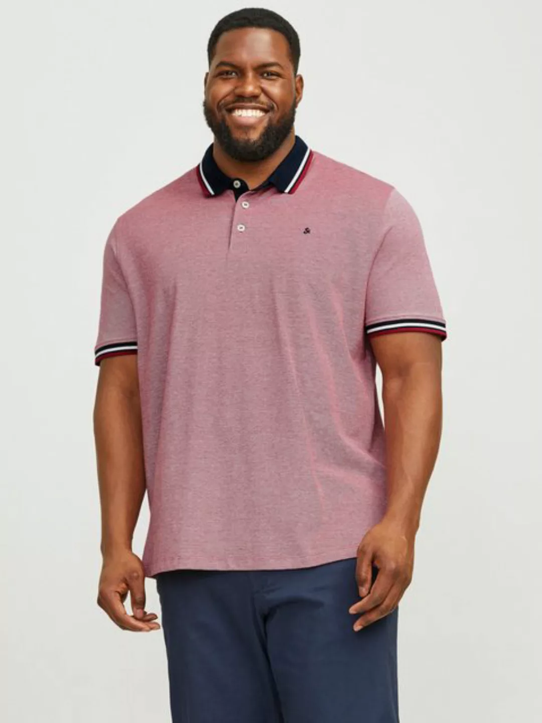 Jack & Jones Herren Poloshirt JJEPAULOS - Relaxed Fit Plussize günstig online kaufen