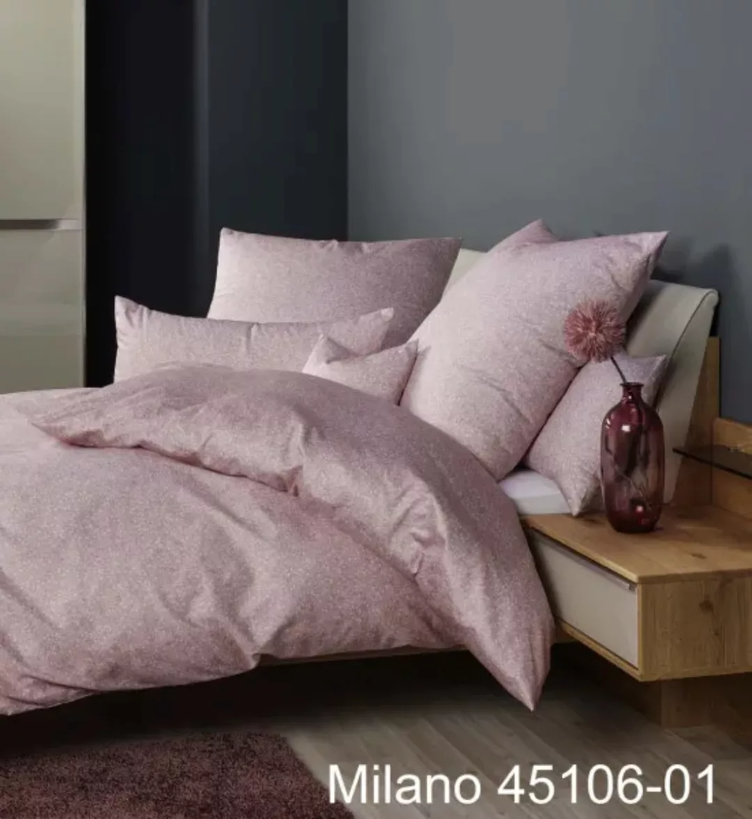 Janine Janine Mako-Satin Bettwäsche MILANO 45106 rosa beere Größe:  155x220 günstig online kaufen