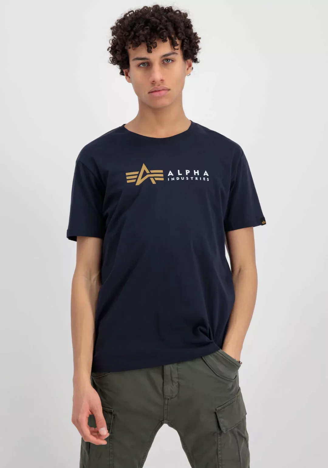 Alpha Industries T-Shirt "Alpha Industries Men - T-Shirts Backprint T Camo" günstig online kaufen