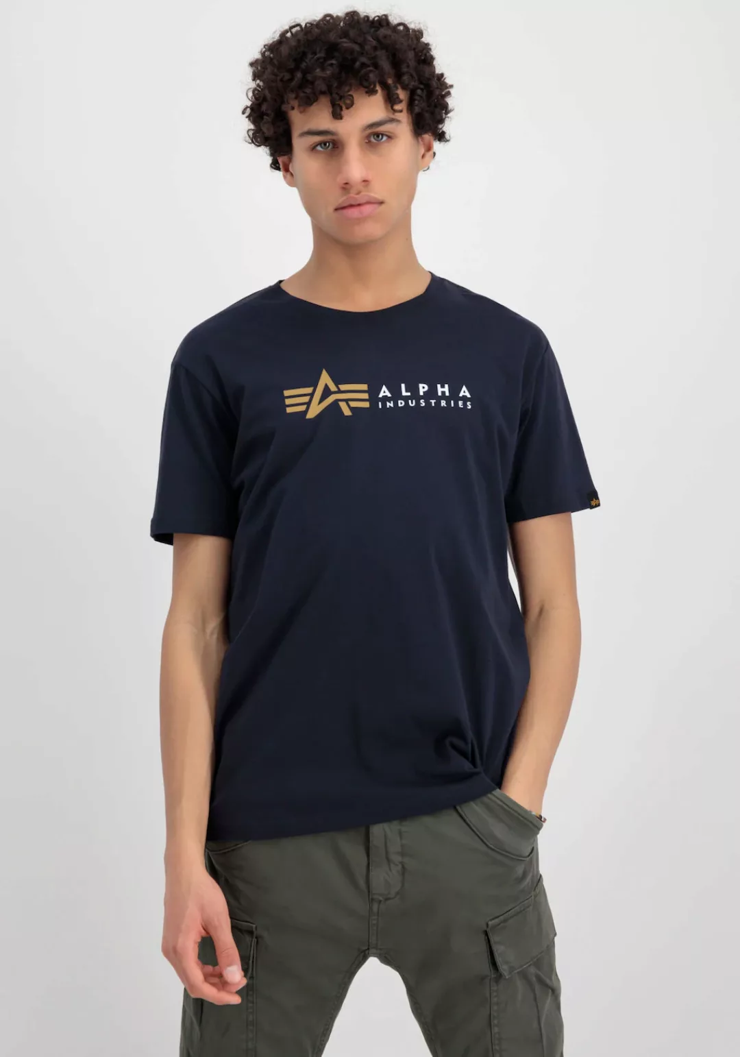 Alpha Industries T-Shirt "ALPHA INDUSTRIES Men - T-Shirts Printed Stripe T" günstig online kaufen