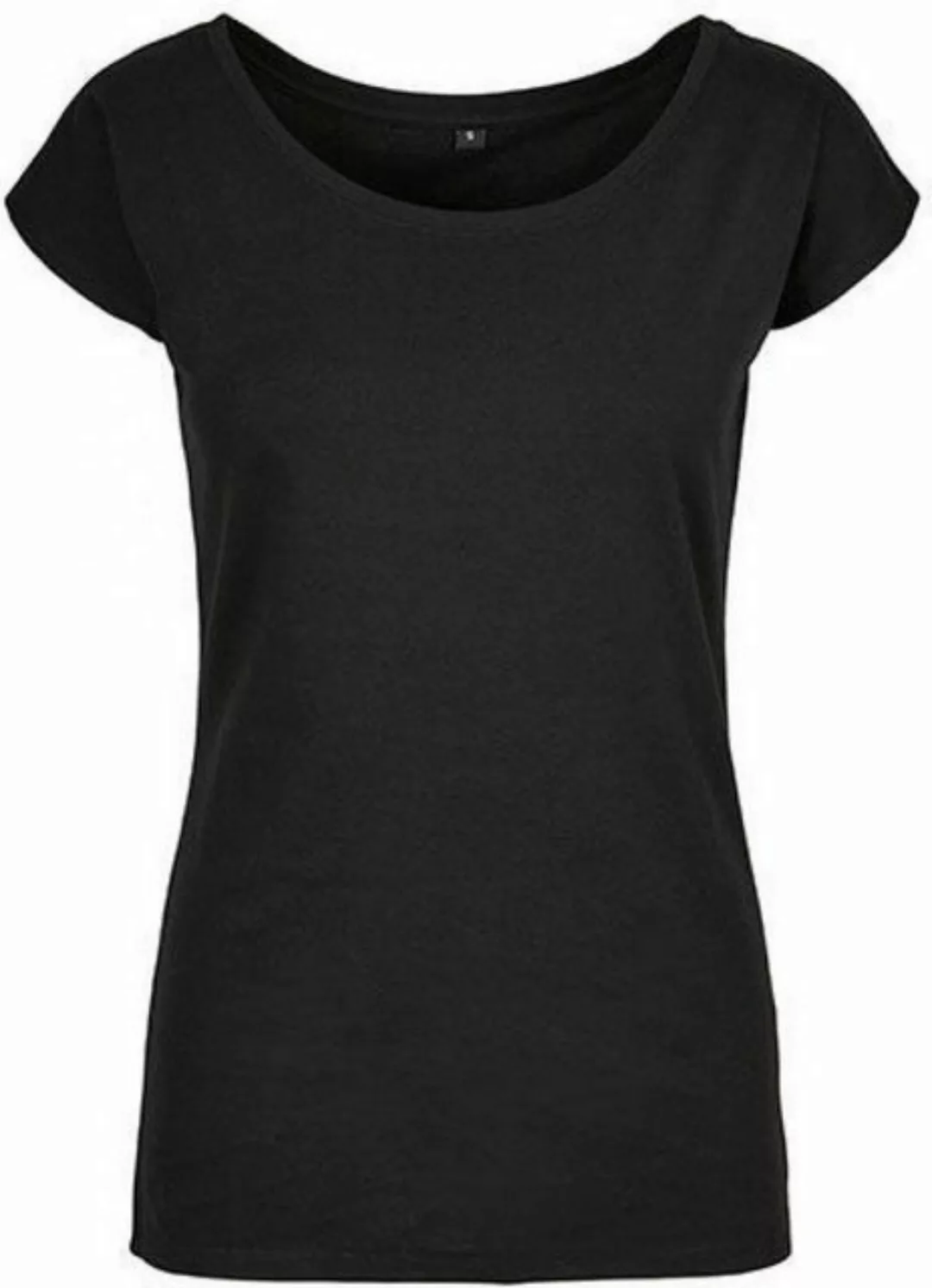 Build Your Brand Rundhalsshirt Ladies´ Wide Neck Tee Rundhalsausschnitt günstig online kaufen