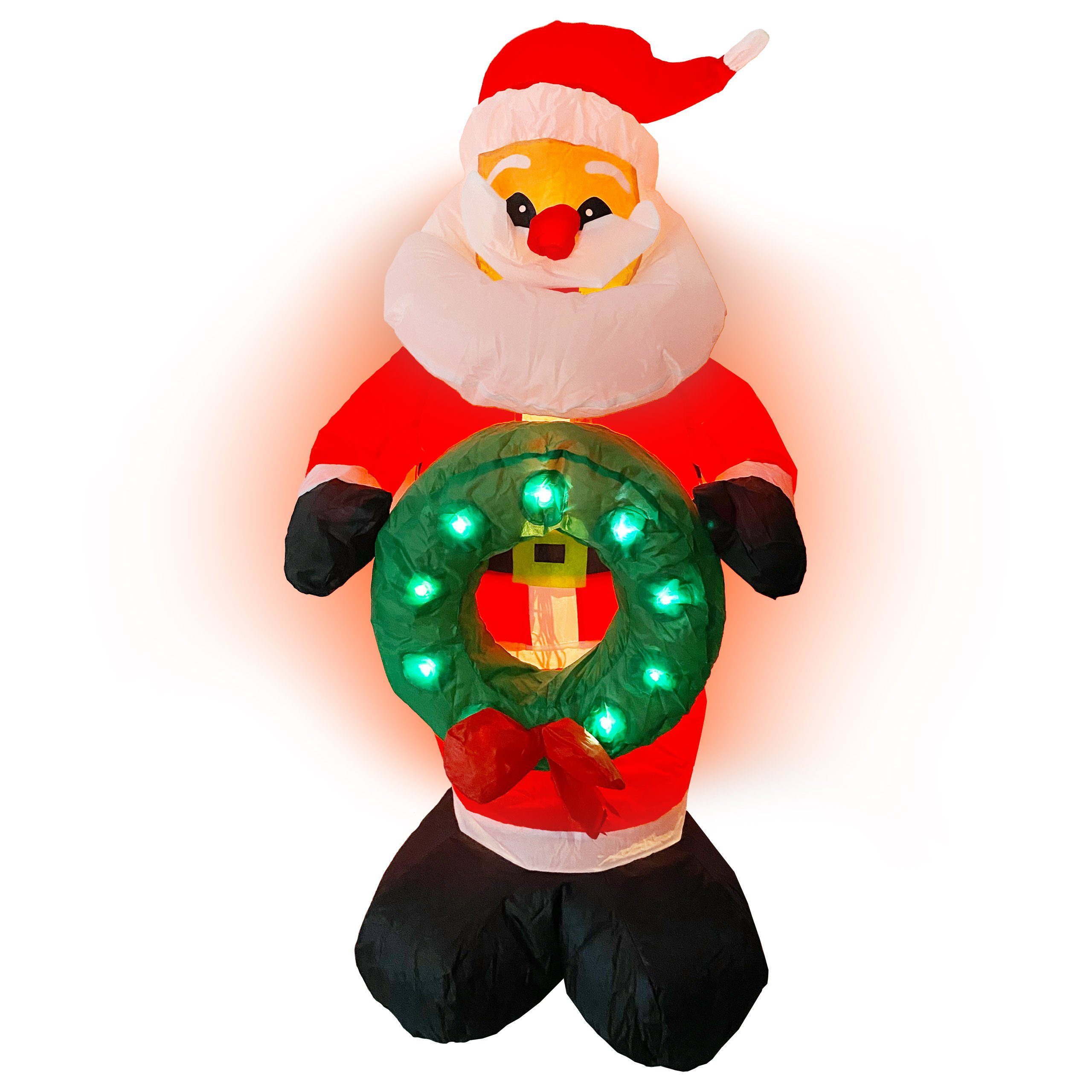 Raburg Weihnachtsfigur XL Air, selbstaufblasende Deko-Weihnachtsmann, günstig online kaufen