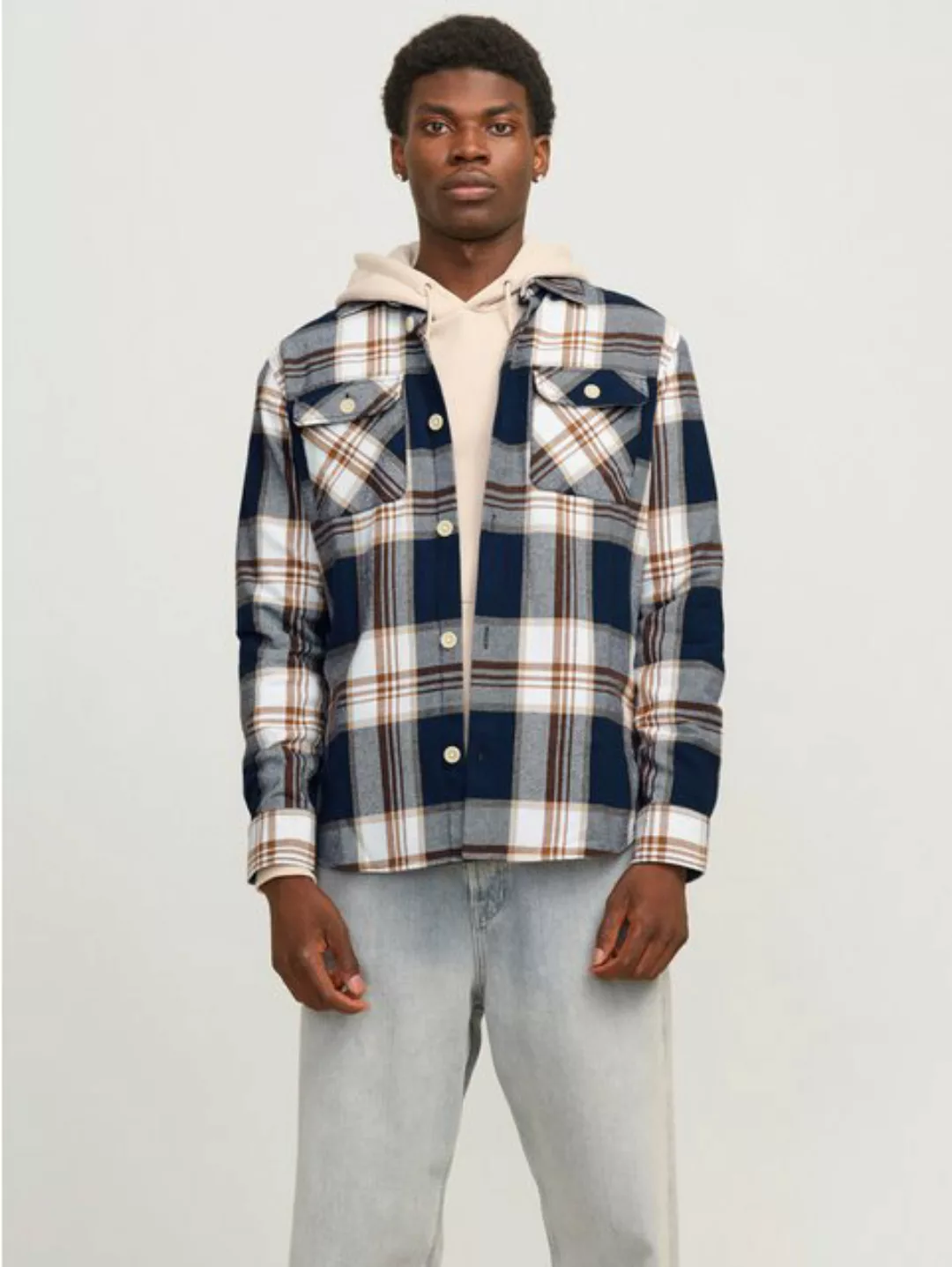 Jack & Jones Langarmhemd JJEDARREN OVERSHIRT LS NOOS günstig online kaufen