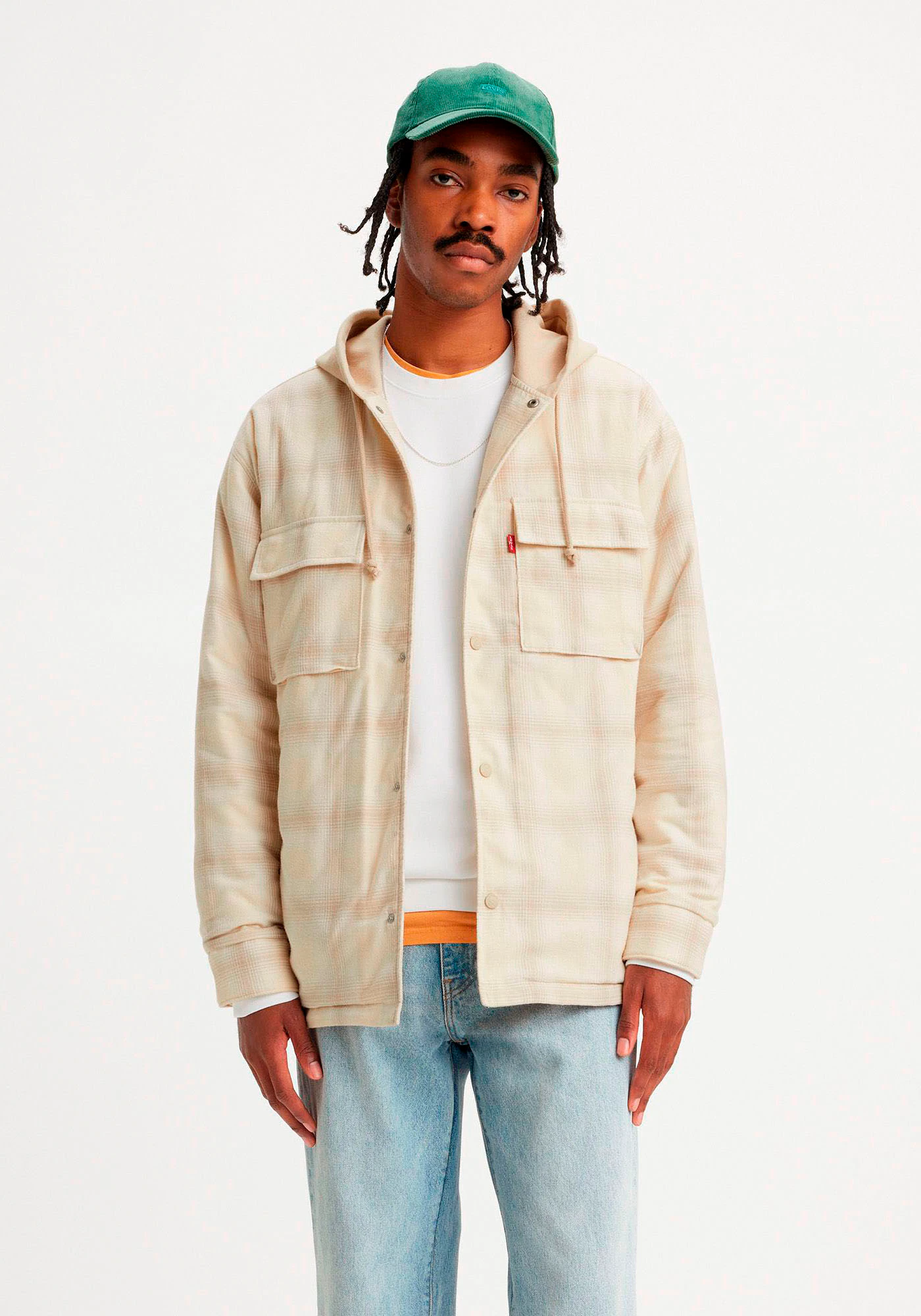 Levis Hemdjacke "HOODED JACK WORKER NEUTRALS", mit Kapuze günstig online kaufen