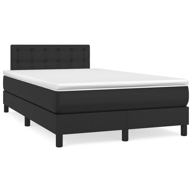 vidaXL Boxspringbett Bett Boxspringbett mit Matratze Kunstleder (120 x 200 günstig online kaufen