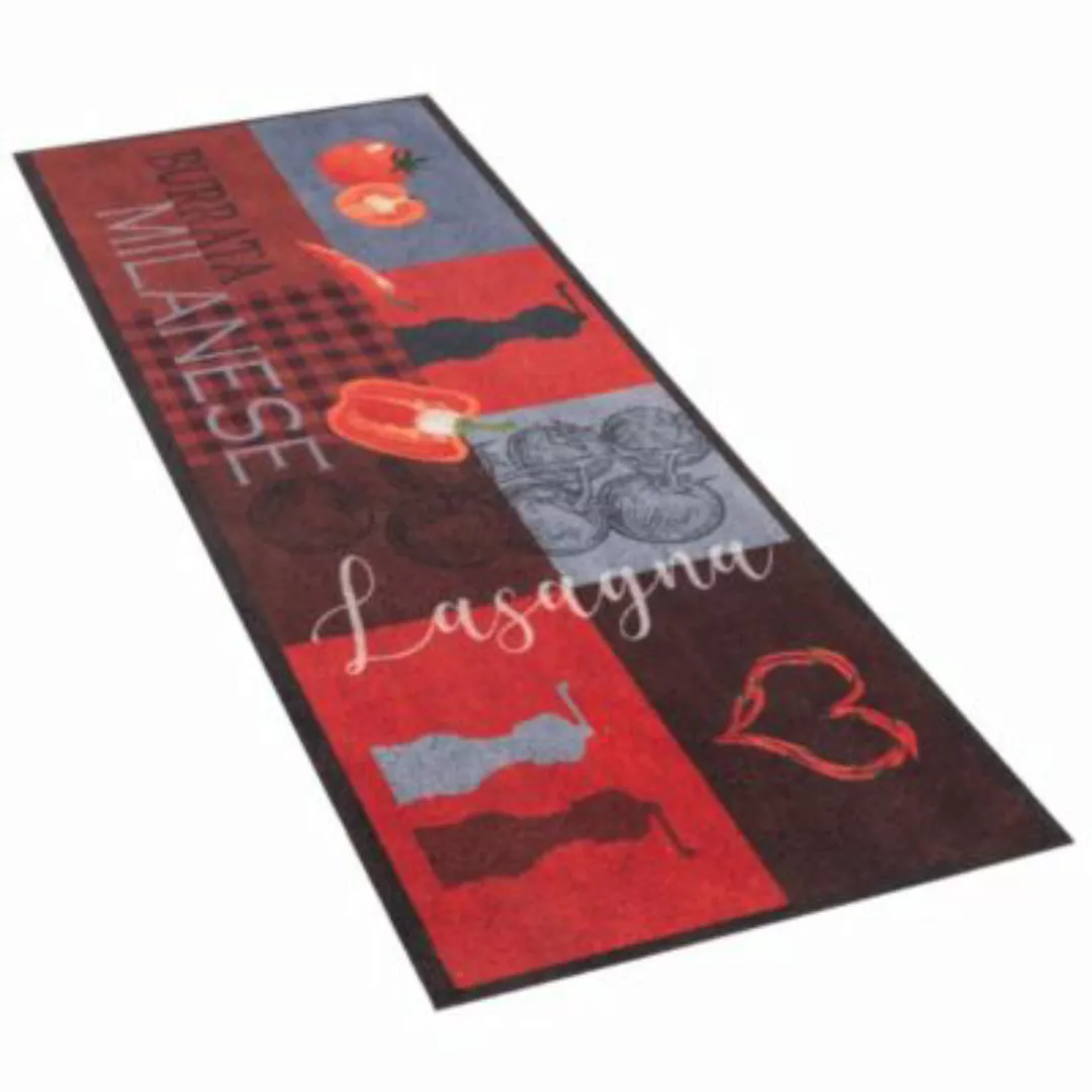 Pergamon Küchenläufer Teppich Trendy Milanese Teppichläufer rot Gr. 45 x 14 günstig online kaufen