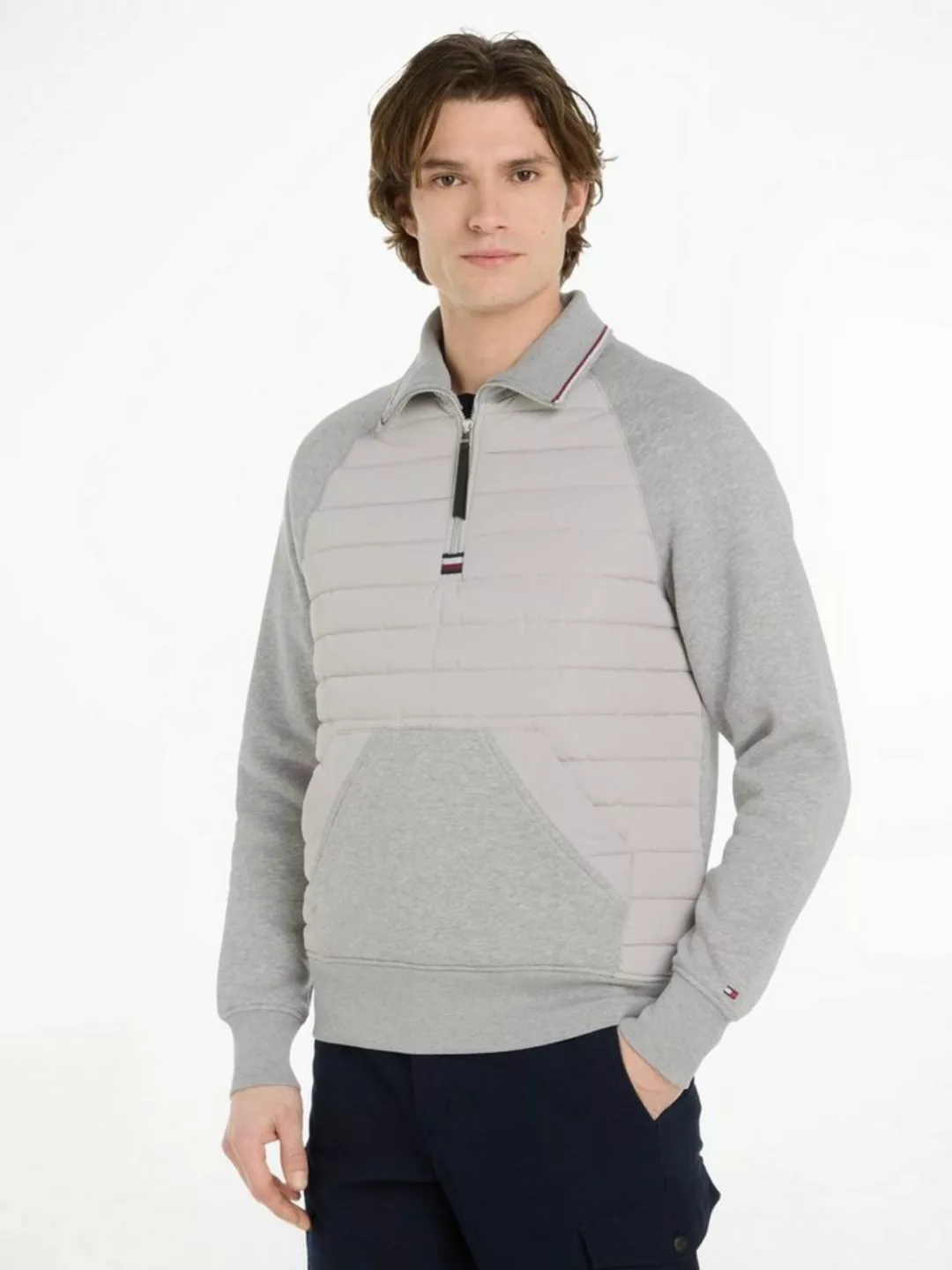 Tommy Hilfiger Sweatshirt "MIX MEDIA HALF ZIP" günstig online kaufen