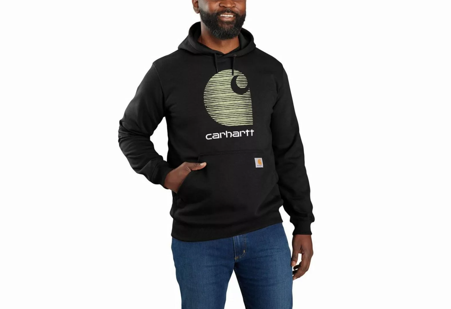 Carhartt Kapuzensweatshirt Rain Defender mit wasserabweisendem Finish günstig online kaufen