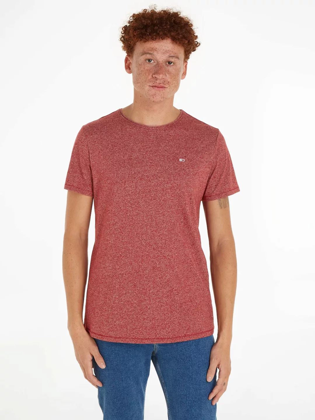 Tommy Jeans Plus T-Shirt "TJM XSLIM JASPE C NECK EXT" günstig online kaufen