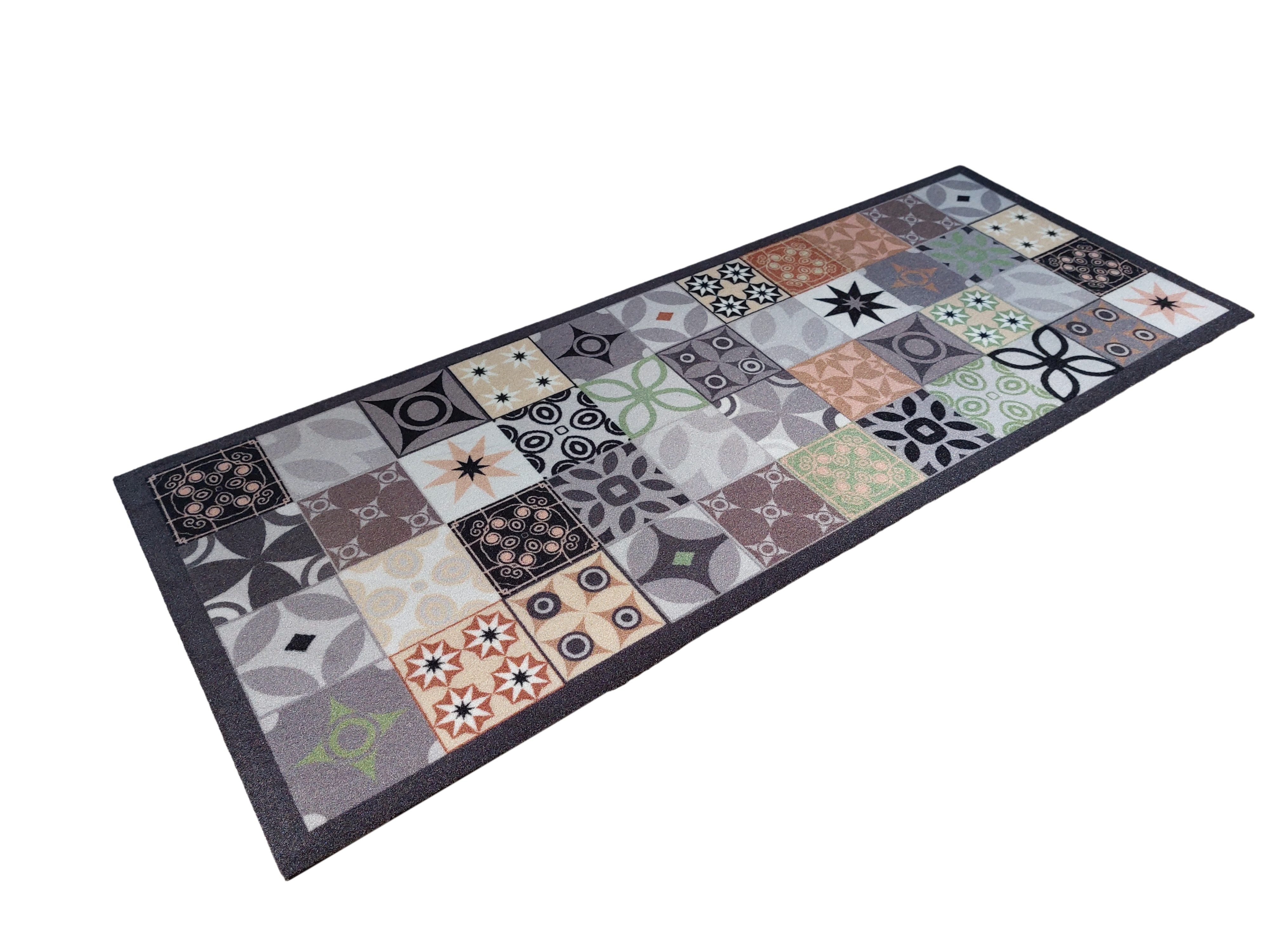 oKu-Tex Läufer Küchenläufer, Türvorleger, Retro Design, günstig online kaufen