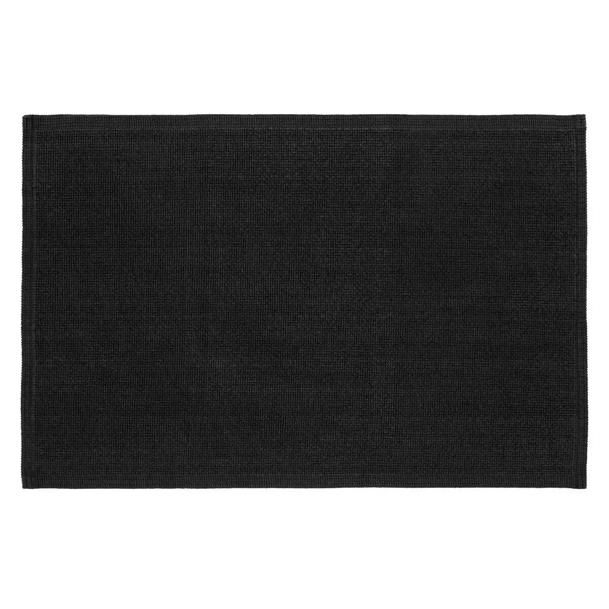 Rhomtuft Badematte Plain schwarz - 15 Badematten Gr. 50 x 70 günstig online kaufen