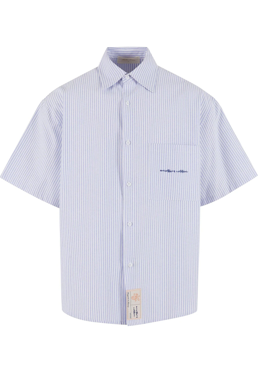 Another Cotton Lab Langarmhemd "Another Cotton Lab Oversized Short Sleeve S günstig online kaufen