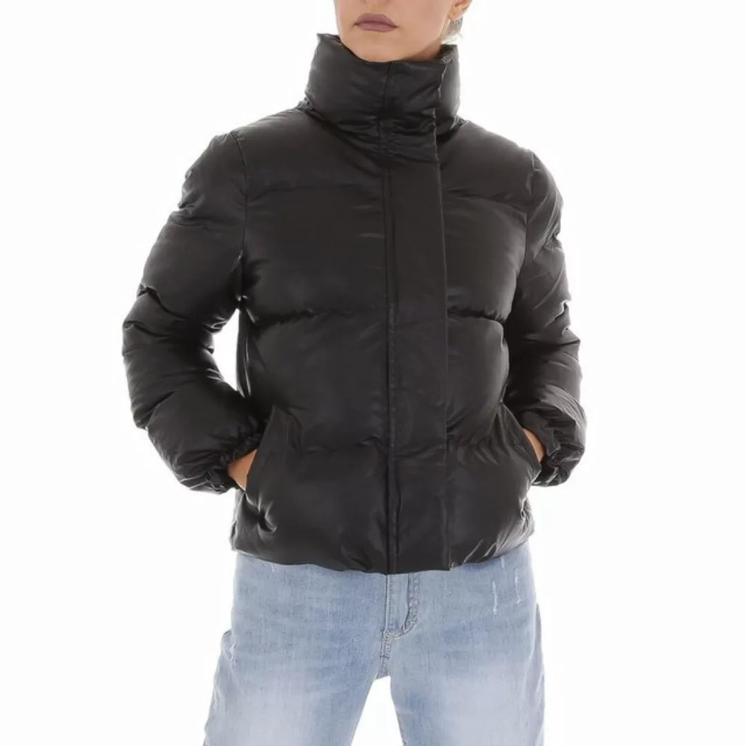 Ital-Design Lederimitatjacke Damen Freizeit (87392309) Gefüttert Winterjack günstig online kaufen