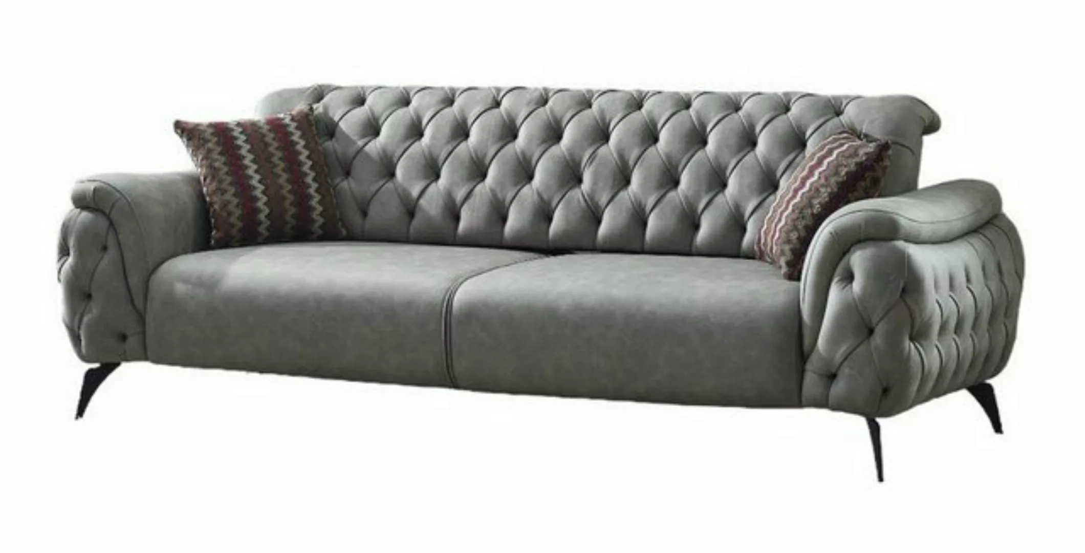 Villa Möbel Sofa Luis, 1 Stk. 3-Sitzer, Hand Made Quality, pflegeleichter M günstig online kaufen