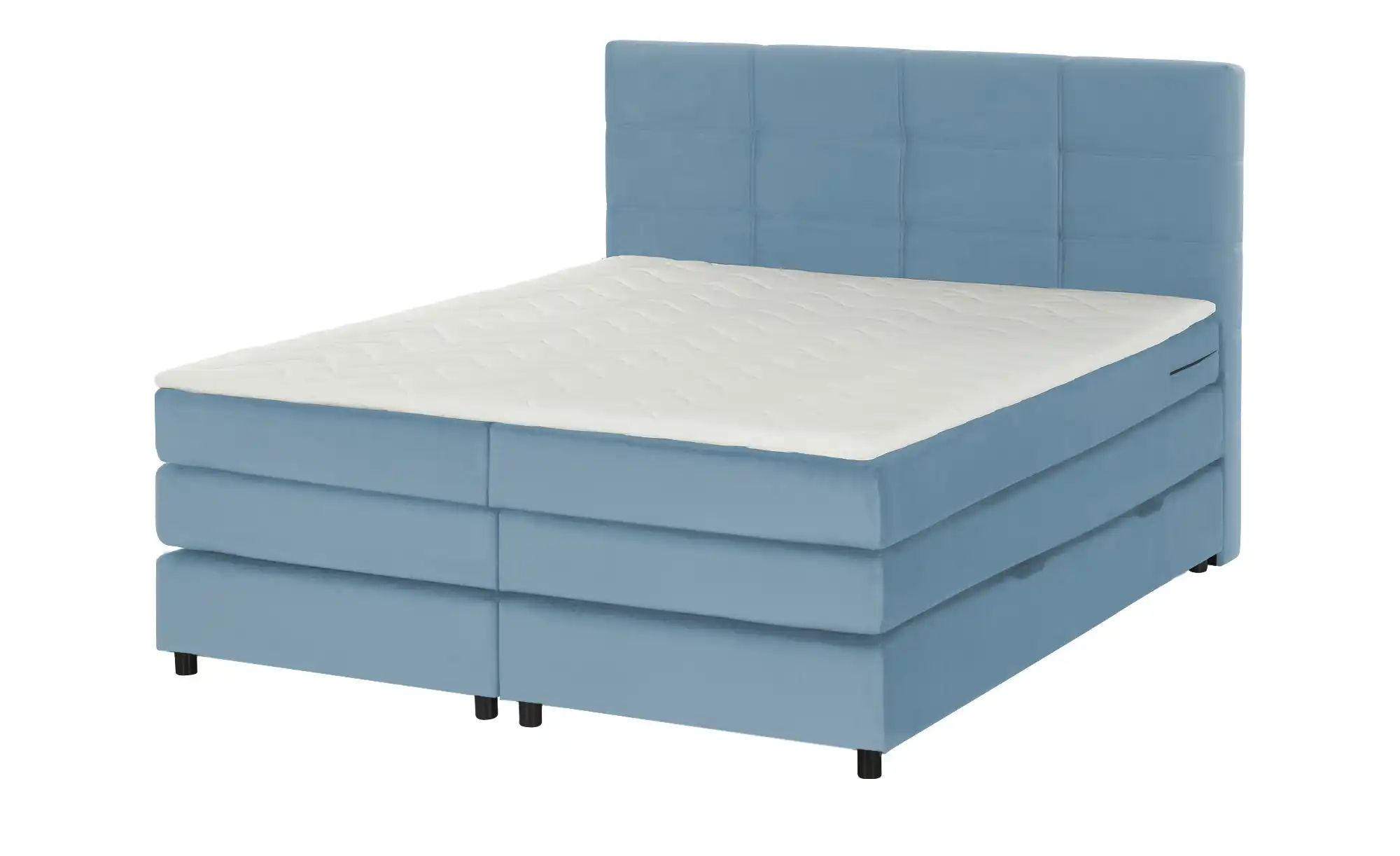 uno Boxspringbett  Wind ¦ blau ¦ Maße (cm): B: 140 H: 152 Betten > Komfortb günstig online kaufen