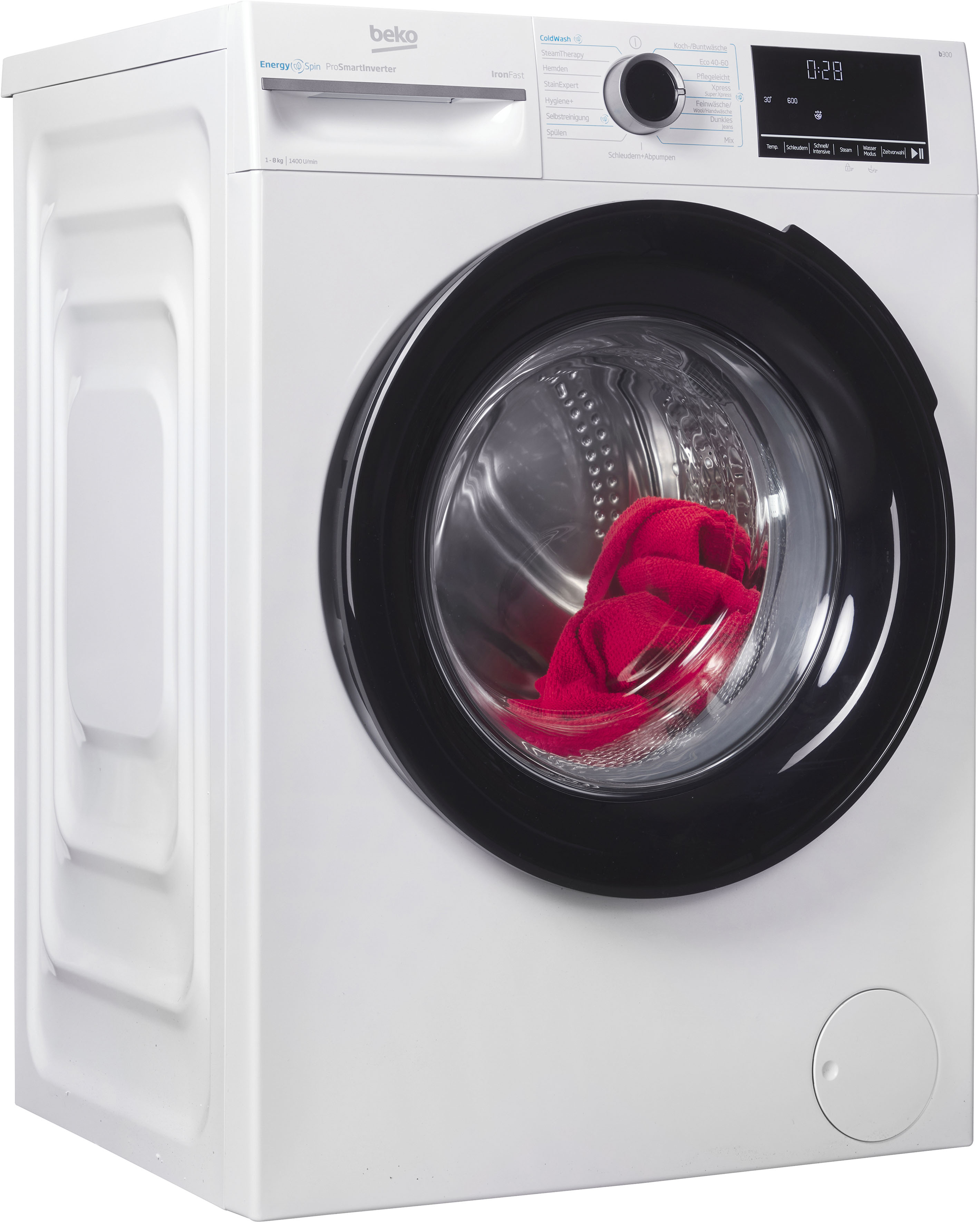 BEKO Waschmaschine »BM3WFU4841N«, 8 kg, 1400 U/min, Waschen mit EnergySpin: günstig online kaufen