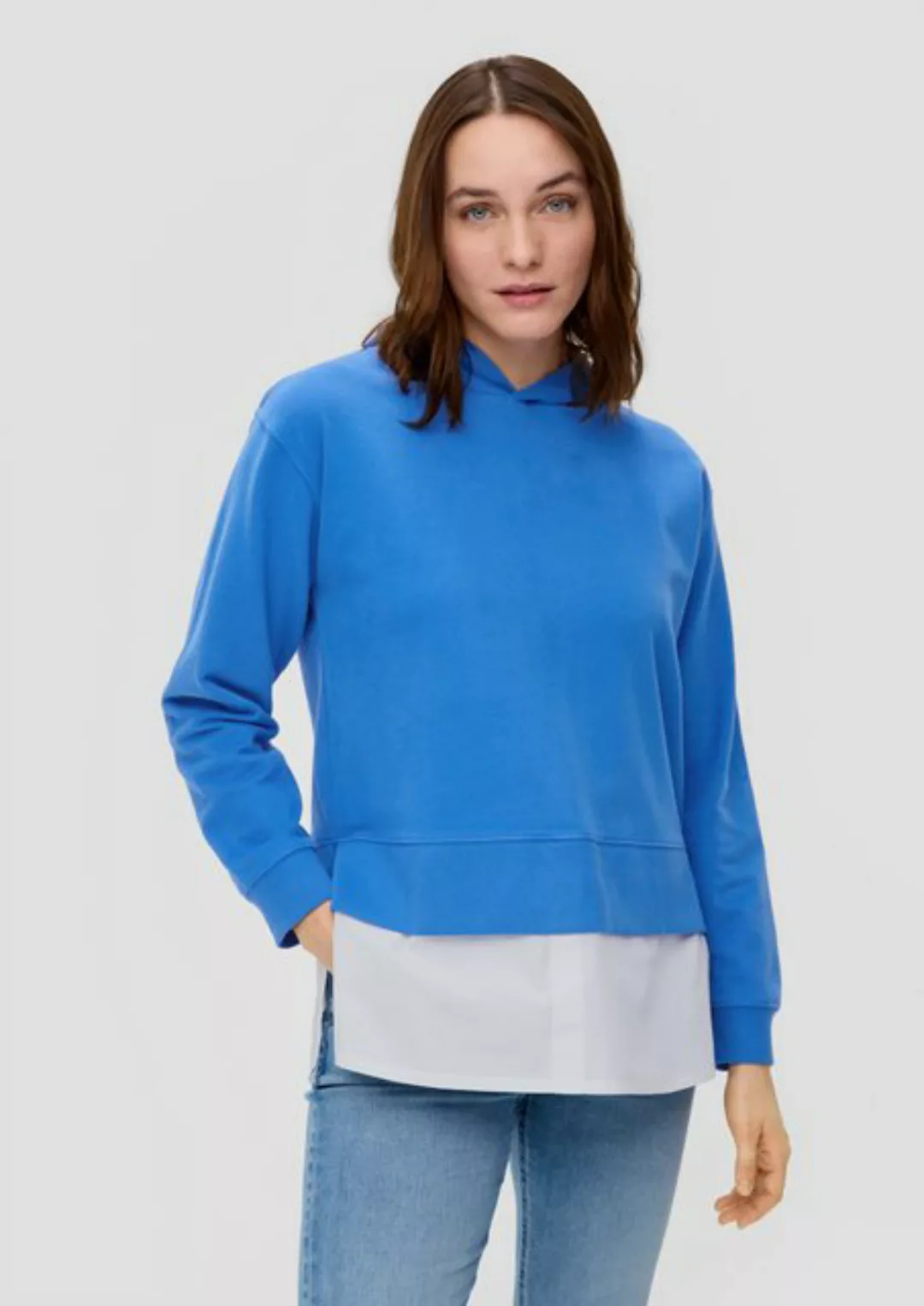 s.Oliver Sweatshirt Sweatshirt mit Layering-Detail Layering günstig online kaufen