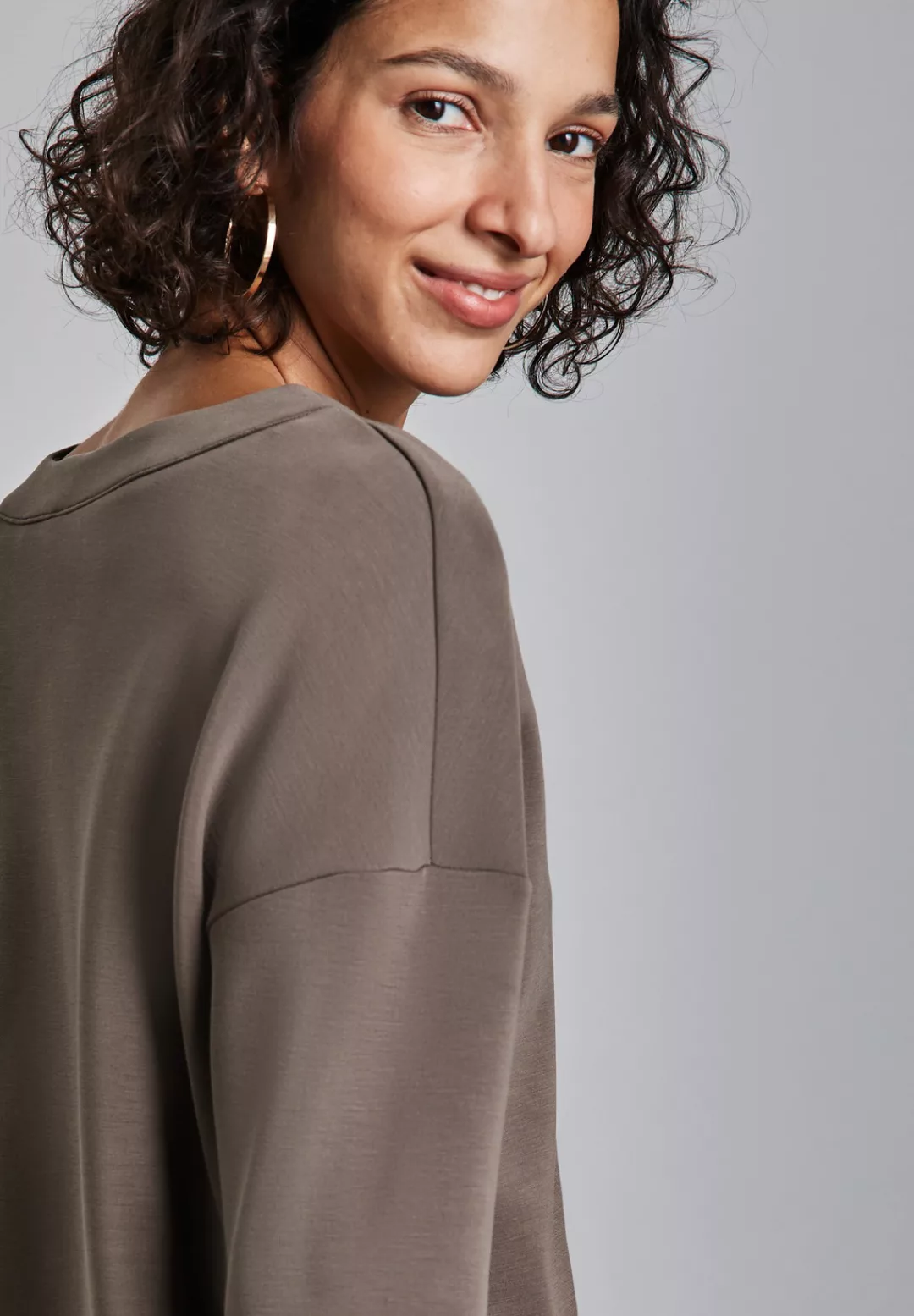 STREET ONE V-Ausschnitt-Pullover, mit Bündchen günstig online kaufen