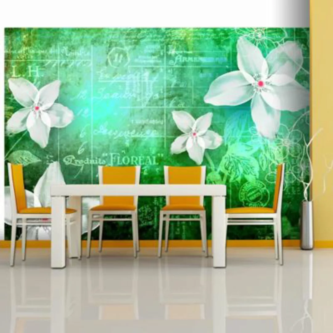 artgeist Fototapete Floral notes III mehrfarbig Gr. 200 x 140 günstig online kaufen