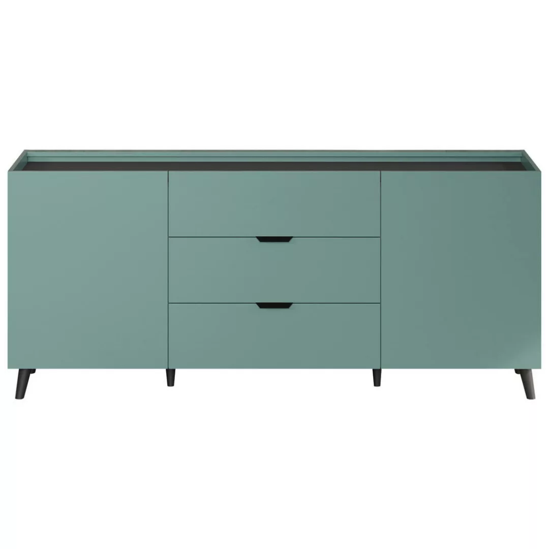 Sideboard Melton blau matt B/H/T: ca. 180x82x42 cm günstig online kaufen