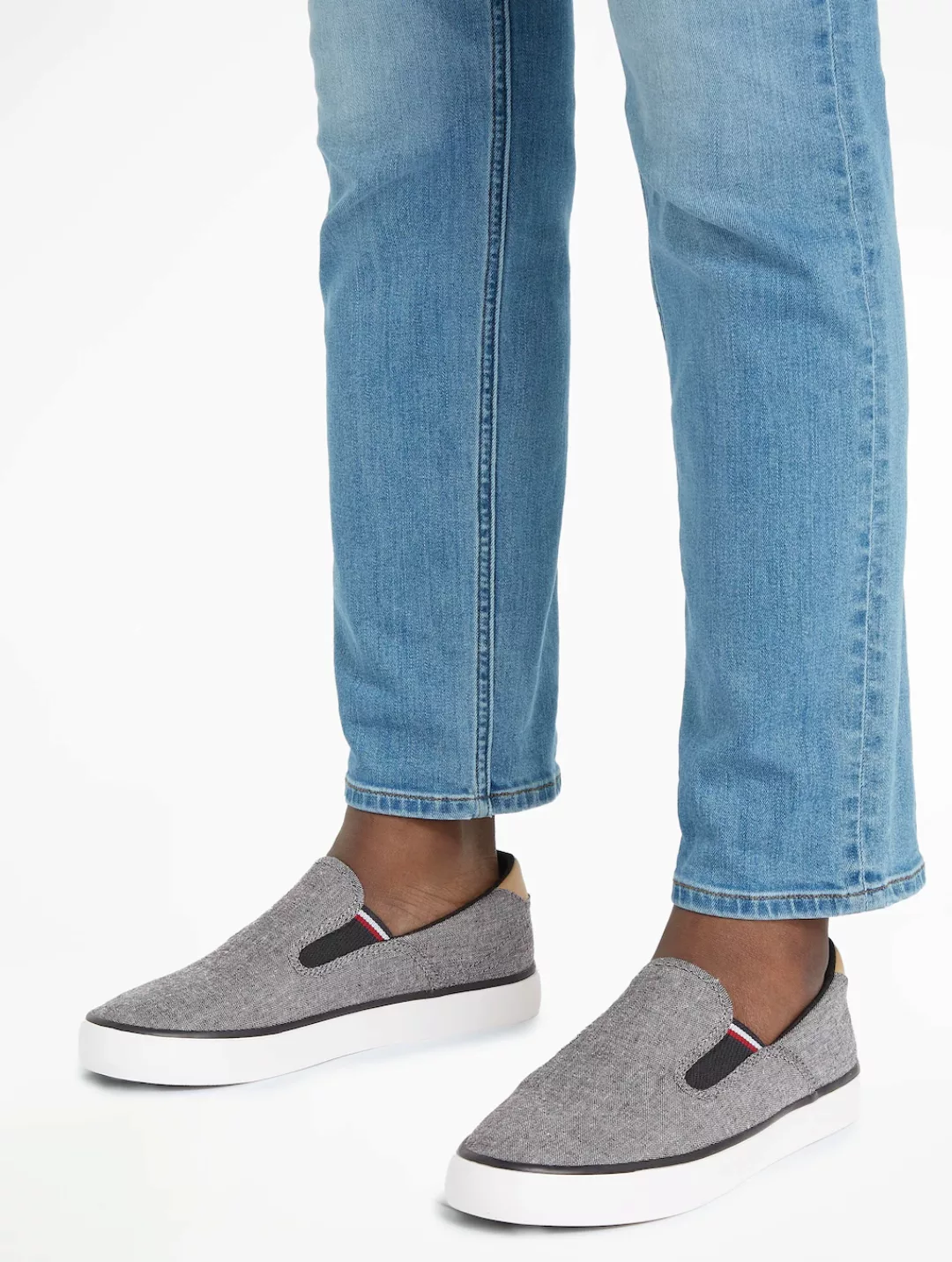 Tommy Hilfiger Slipper "TH HI VULC LOW SLIPON CHAMBRAY" günstig online kaufen