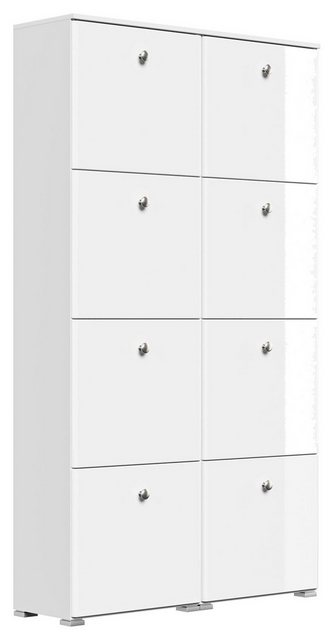 Magnolia Home Schuhschrank Schuhschrank Comfort 8 Klappen 32 Paar 105x187 c günstig online kaufen