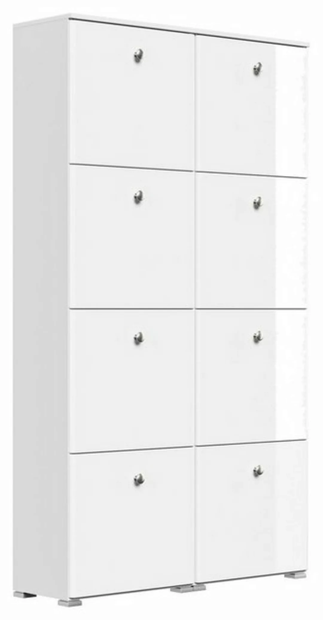 Magnolia Home Schuhschrank Schuhschrank Comfort 8 Klappen 32 Paar 105x187 c günstig online kaufen