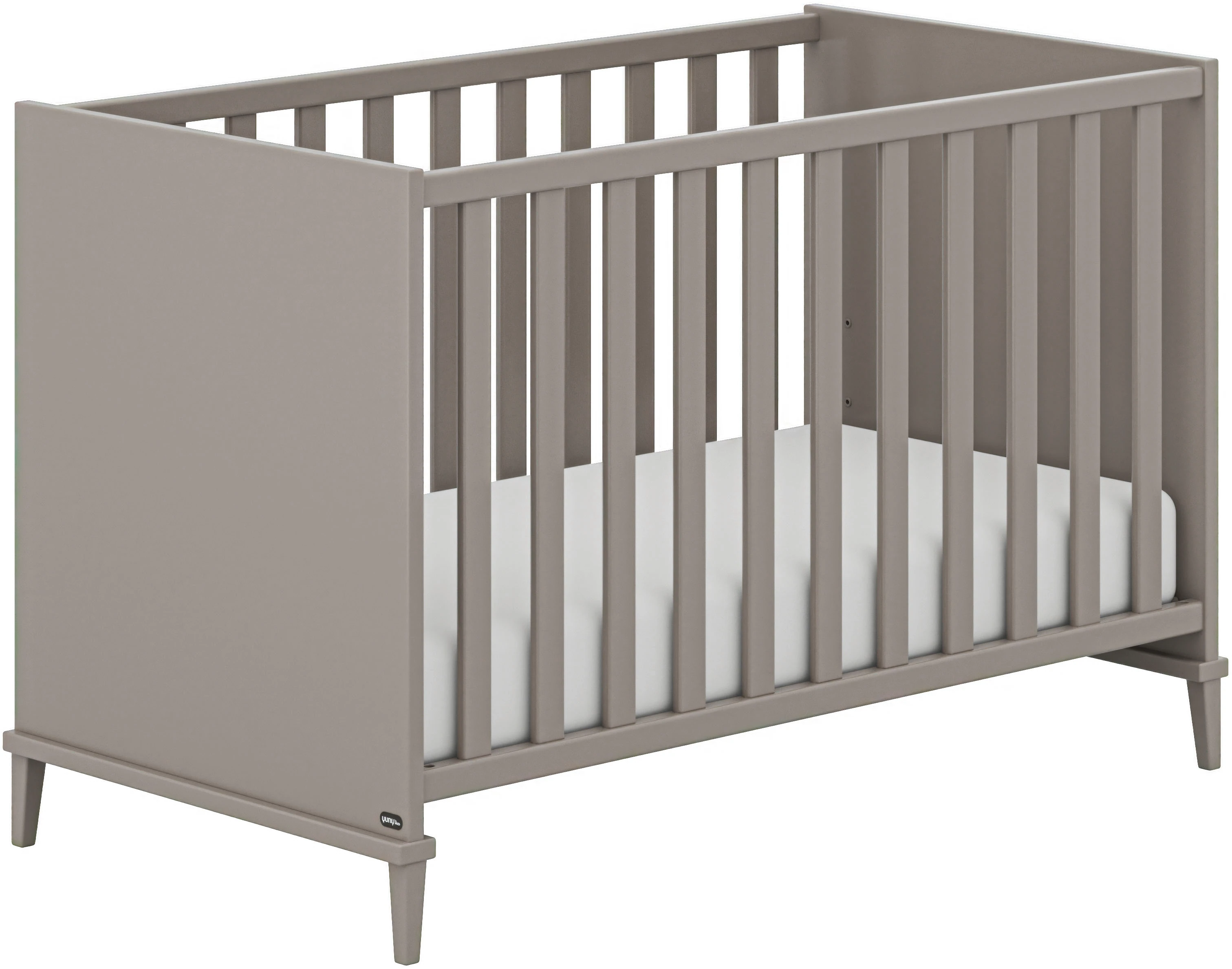 YUNY by PAIDI Babybett "BROTHER STU in Taupe", Gitterbett höhenverstellbar, günstig online kaufen