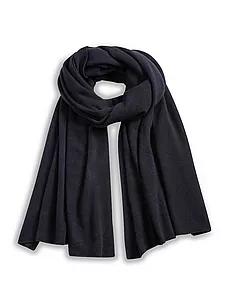 Schal aus 100% Kaschmir include blau günstig online kaufen