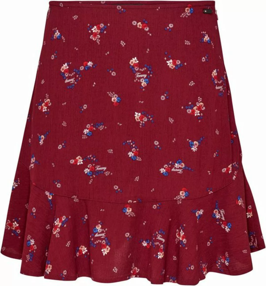 Tommy Jeans Minirock TJW FLORAL TIERED MINI SKIRT Webrock mit Blumenprint günstig online kaufen